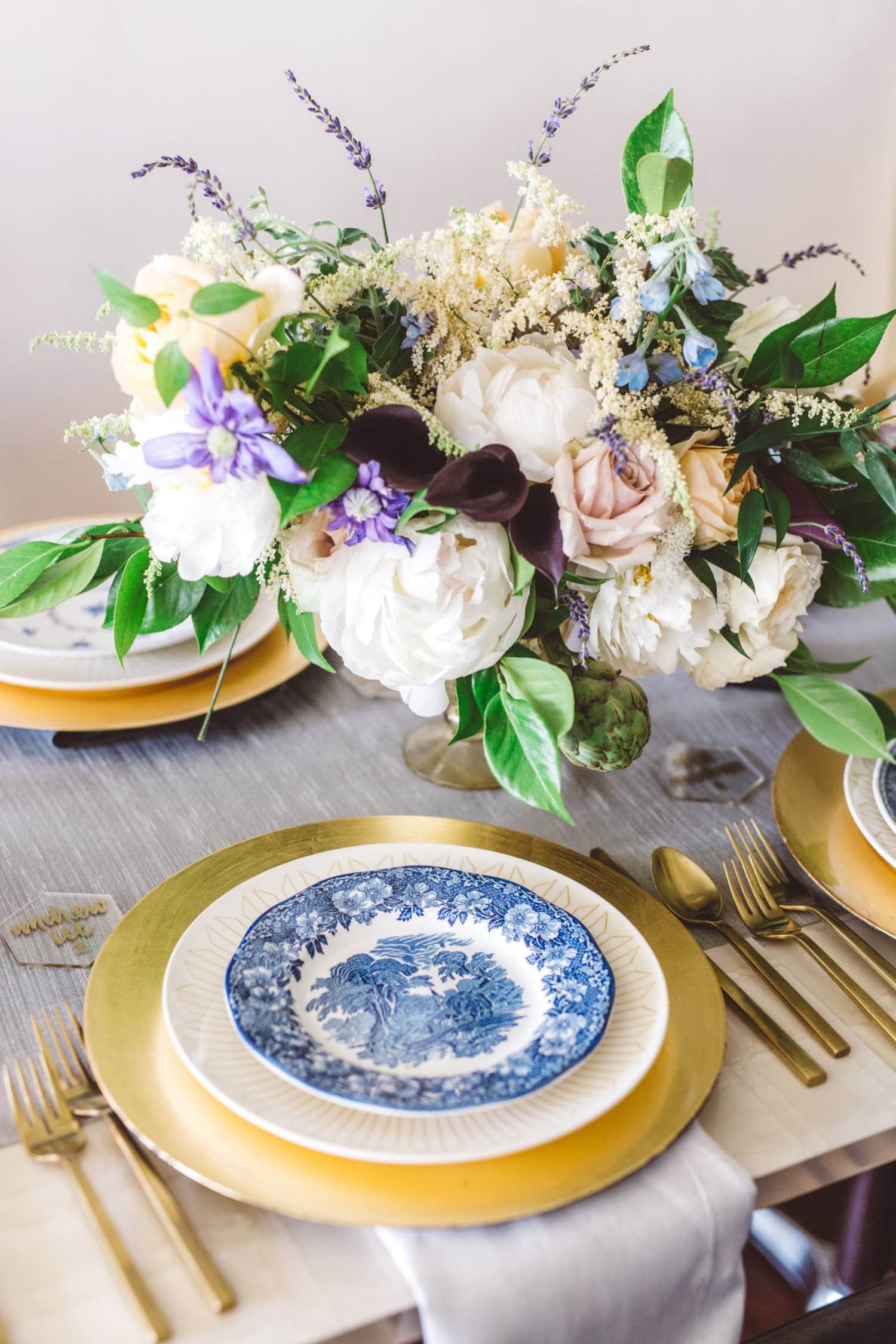 blue wedding color ideas Anna Delores Photography