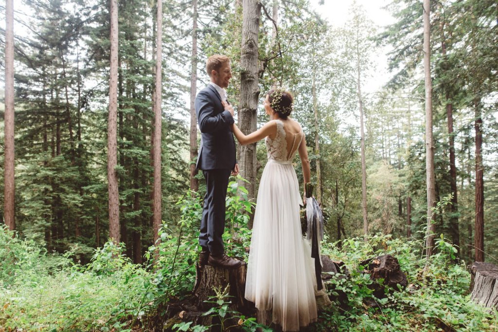 Santa Cruz mountains wedding
