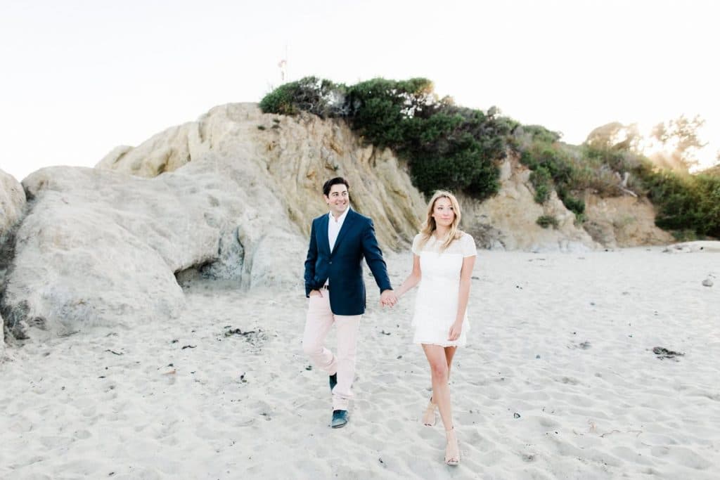 Leo Carrillo beach engagement photos