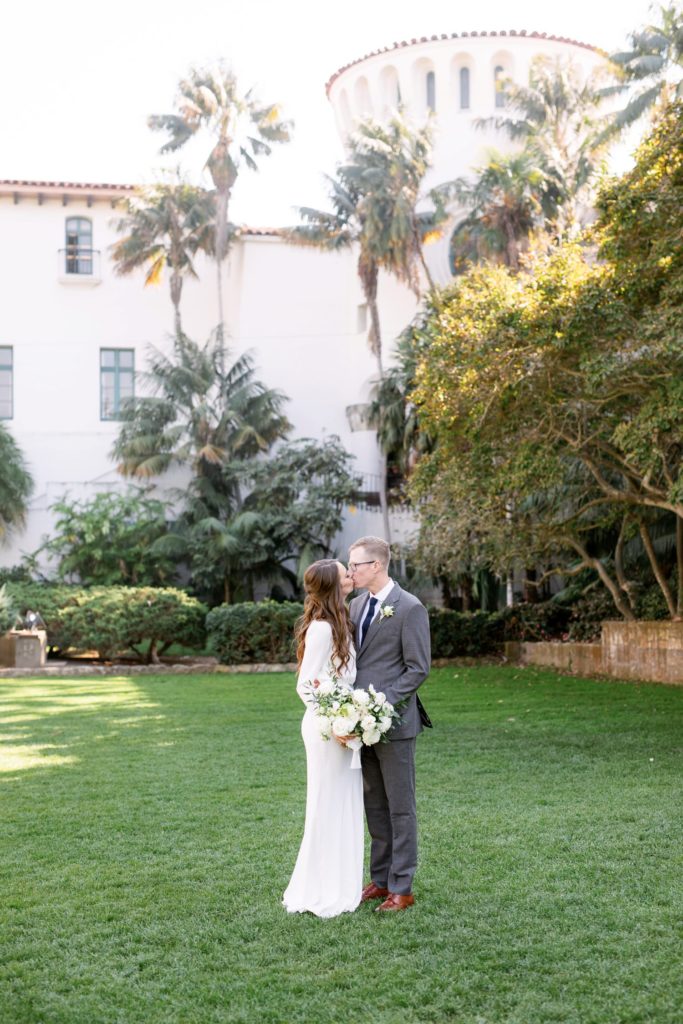 Santa Barbara Courthouse elopement photographer