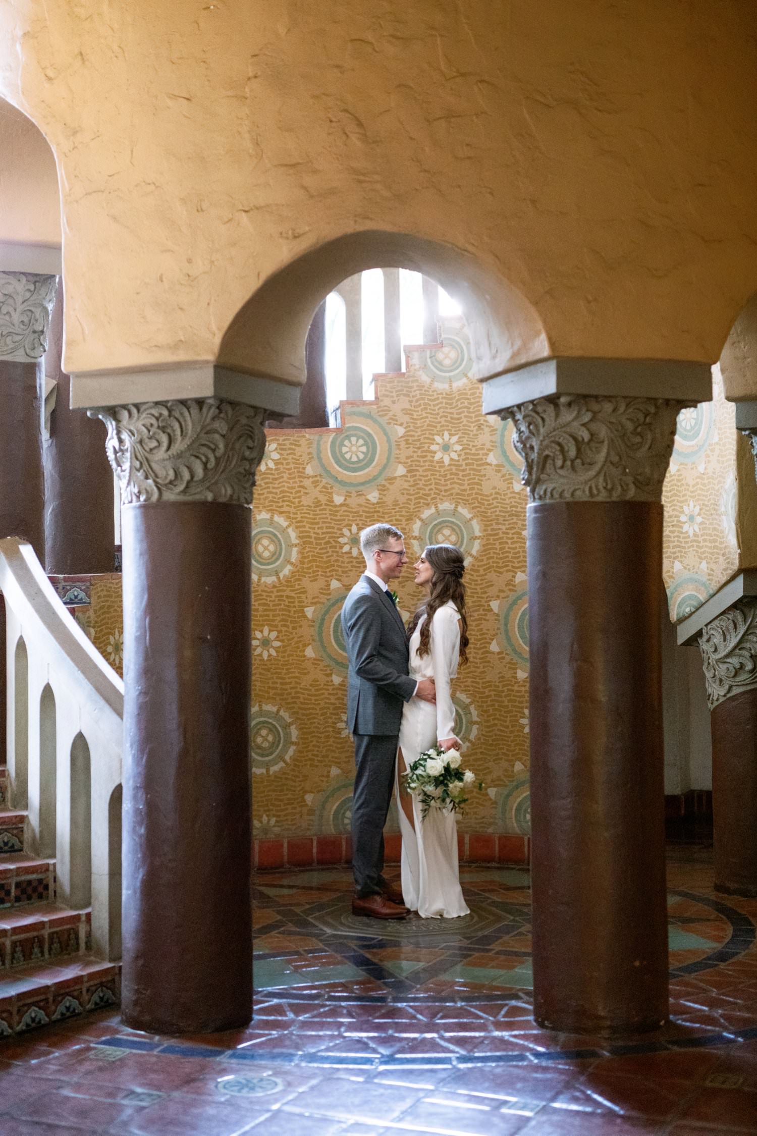 Santa Barbara Courthouse elopement photographer