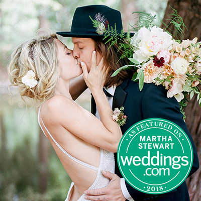 Santa Cruz wedding featured on Martha Stewart