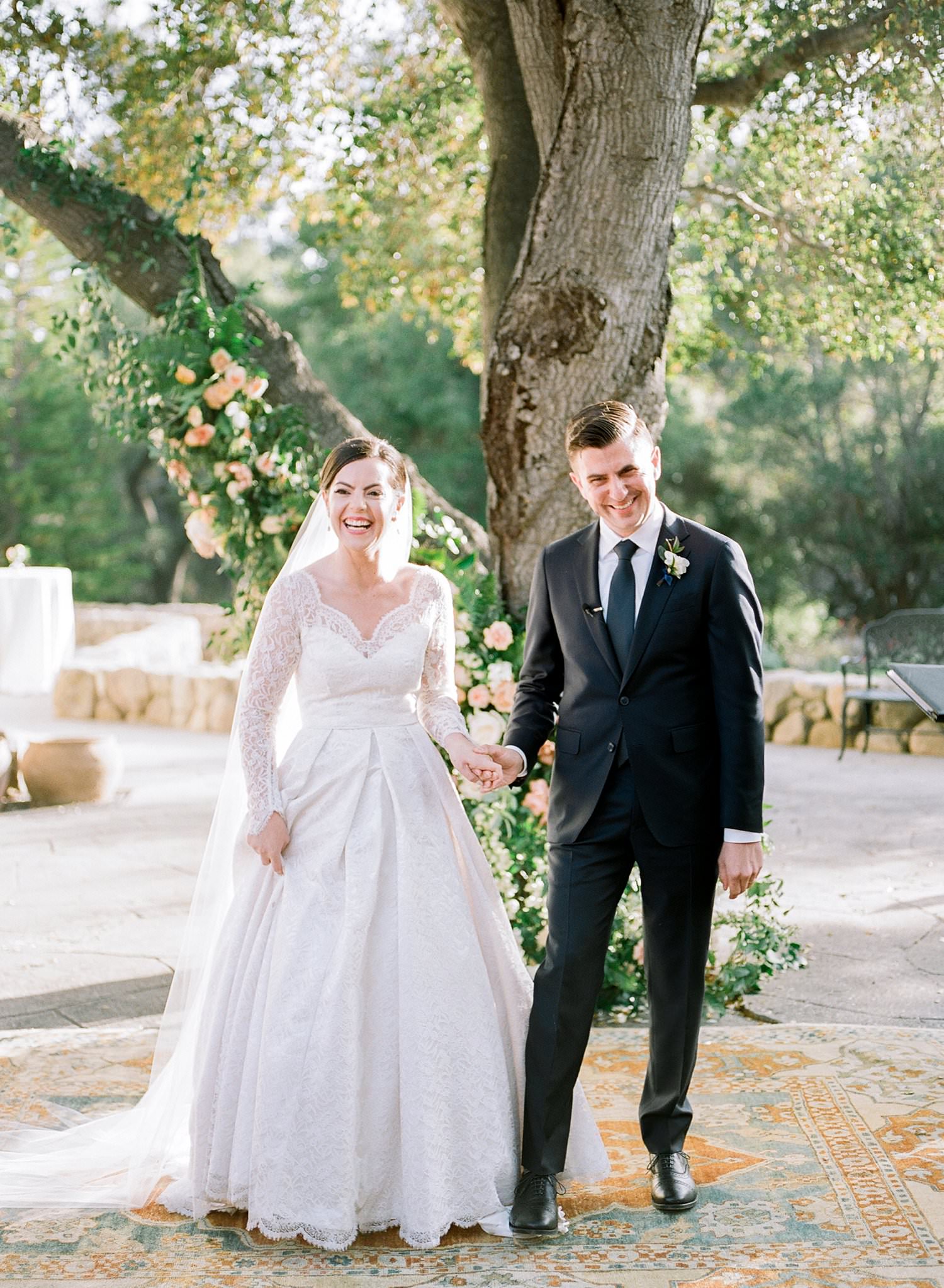 Santa Barbara Woman's Club wedding ceremony photos