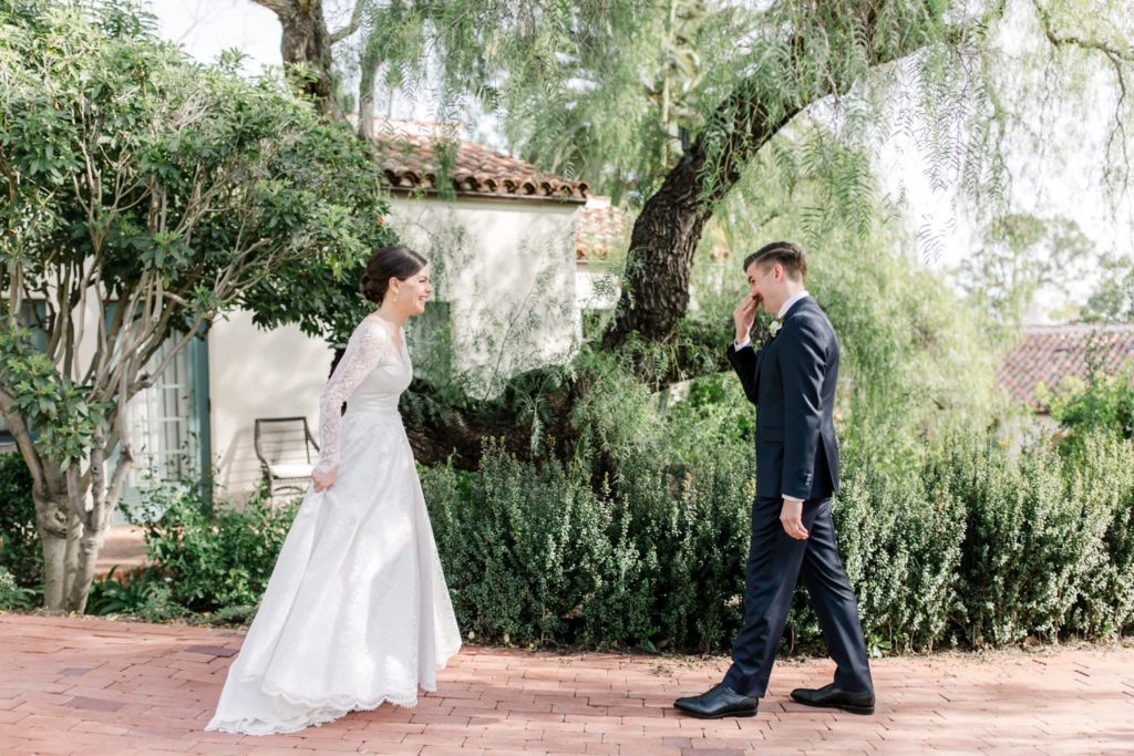 Belmond El Encanto first look wedding photos