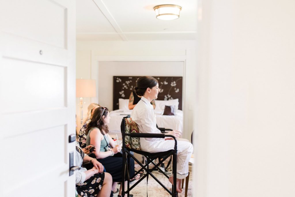 Belmond El Encanto wedding getting ready photos