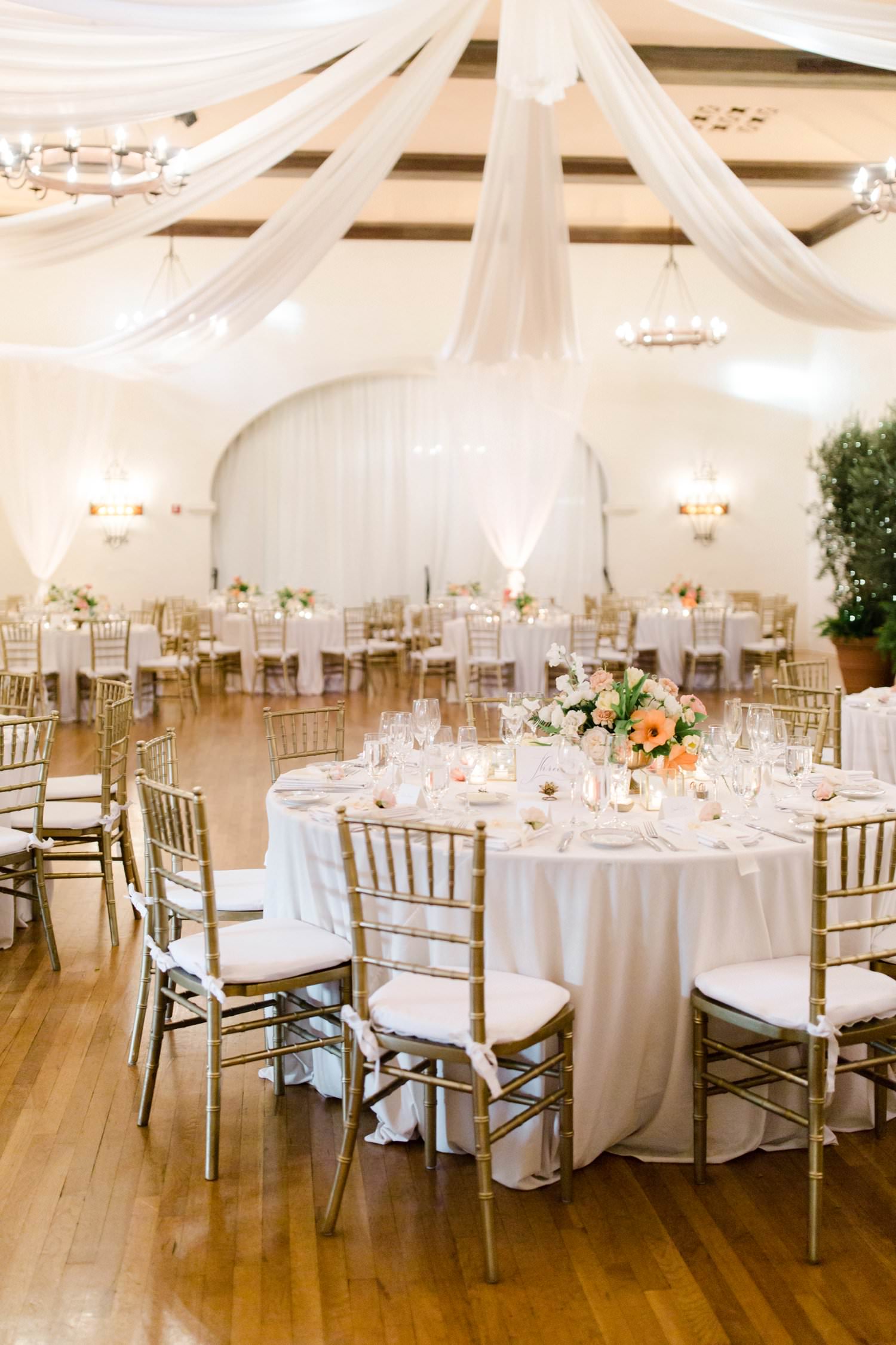 Santa Barbara Woman's Club wedding reception